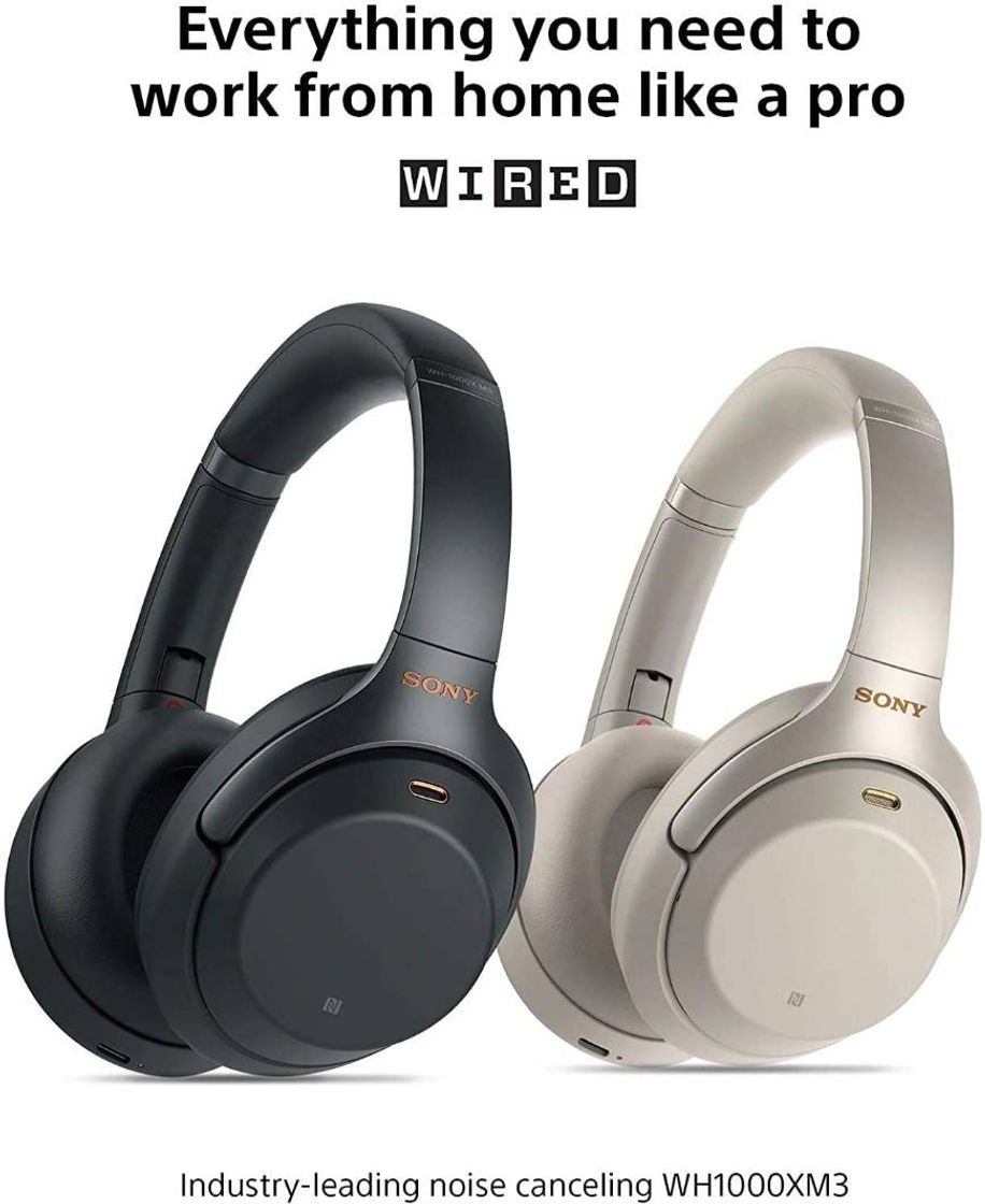 Moda Headphone Wh-1000Xm3 Com Noise Cancelling, com Alexa Integra