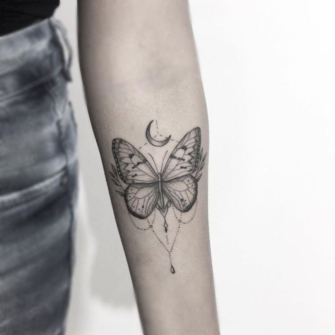 Fashion Tatto de borboleta 🦋