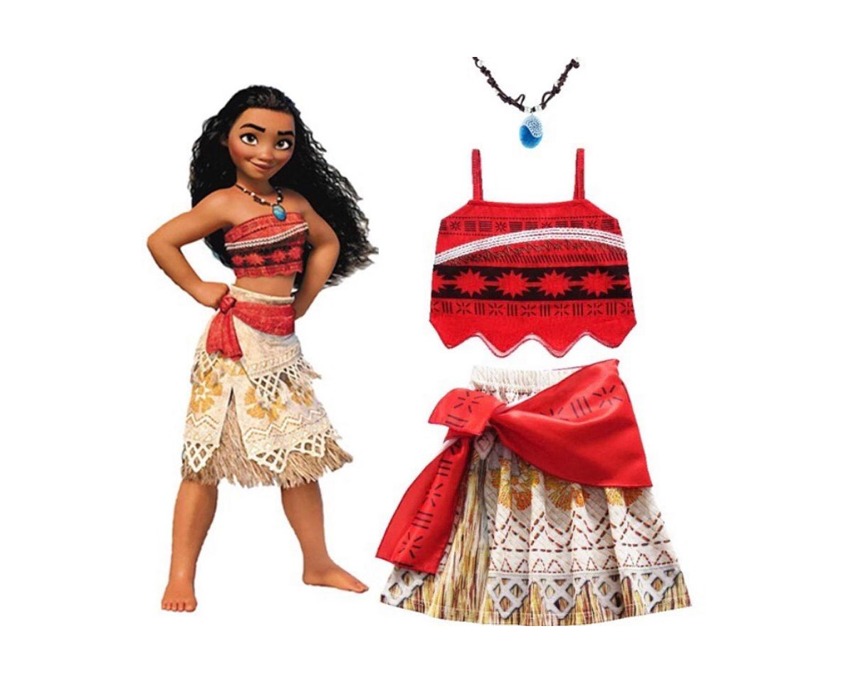 Moda Fantasia Infantil Moana