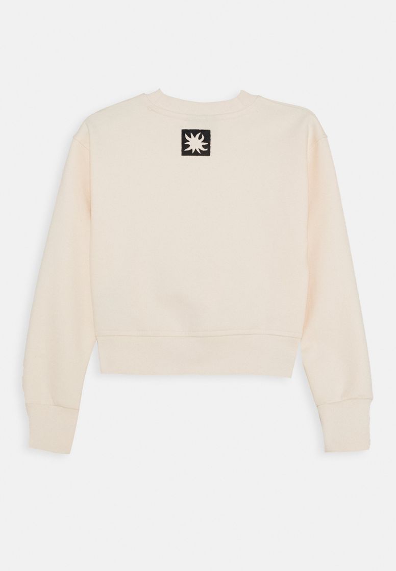Social Scotch & Soda Cropped Sweat with Knot Detail and Theme Artworks Sudadera