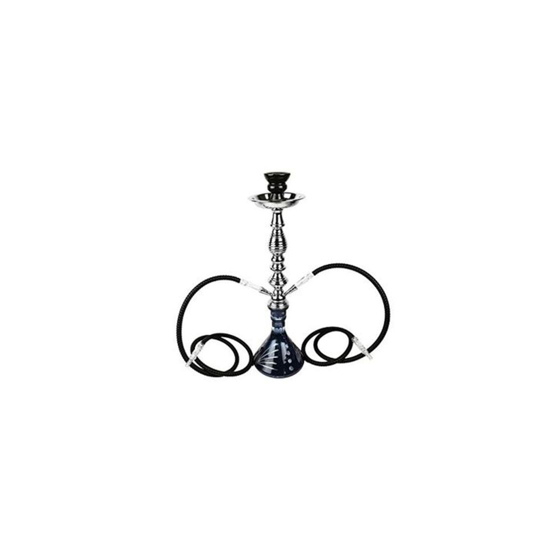 Producto DXP Shisha Hookah 53 cm 2 Manguera Cachimba Narguile agua tubo vidrio