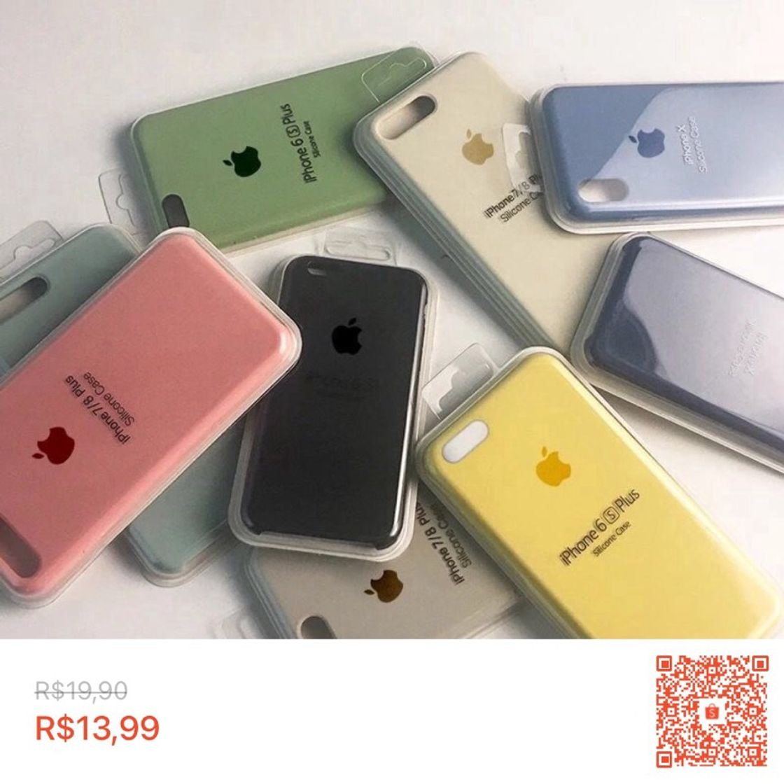 Social Case iphone original com promoção na Shopee 🤍