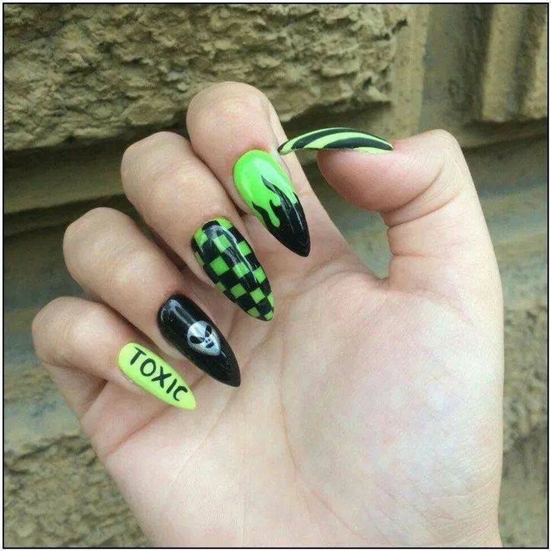 Moda Unhas verdes