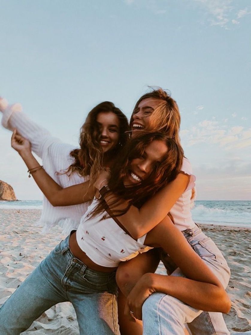 Moda Amigas na praia