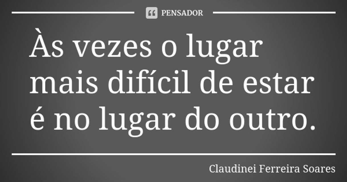 Moda O lugar mais difícil 