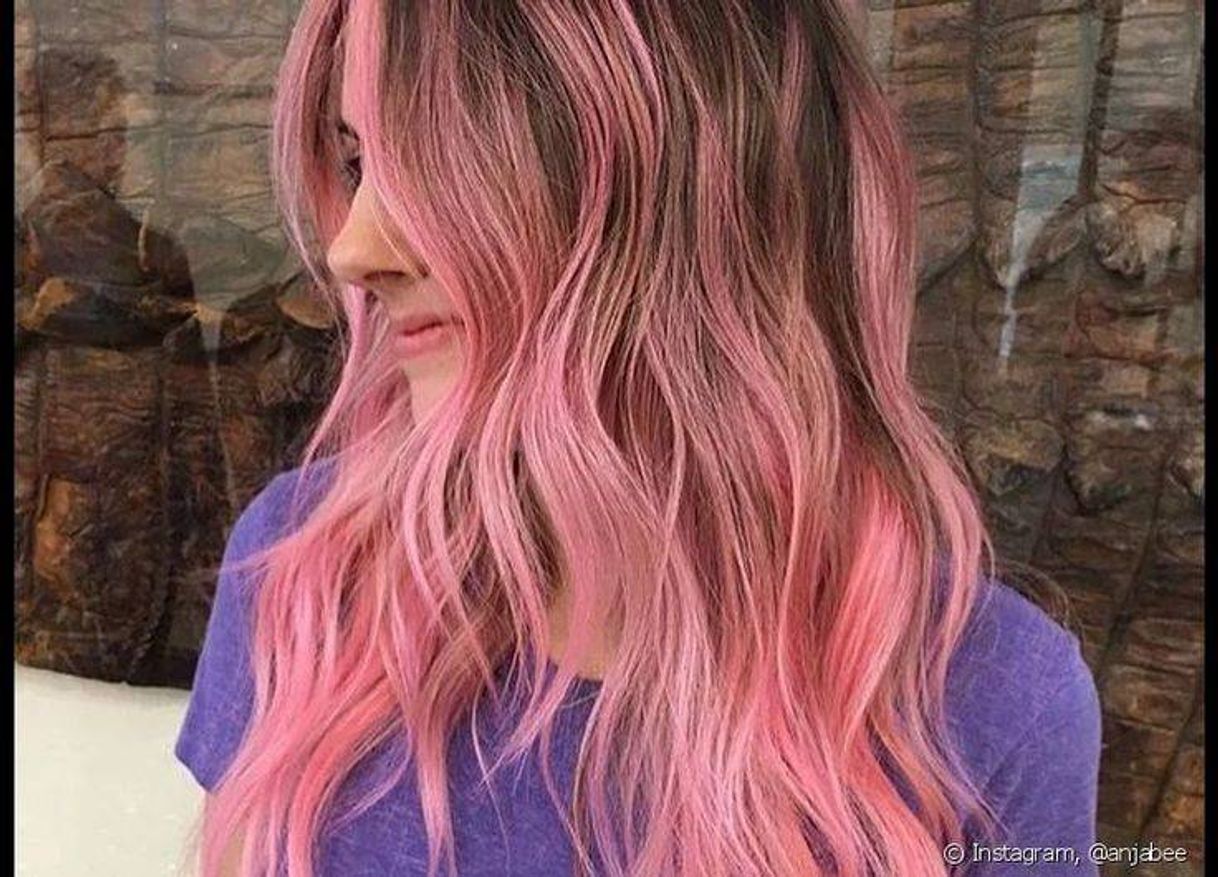 Fashion Cabelo rosa