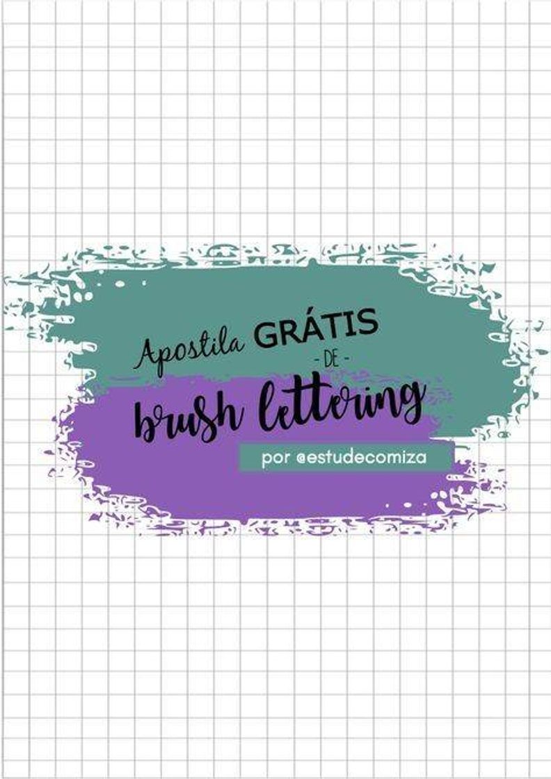 Fashion Apostila de Brush Lettering 