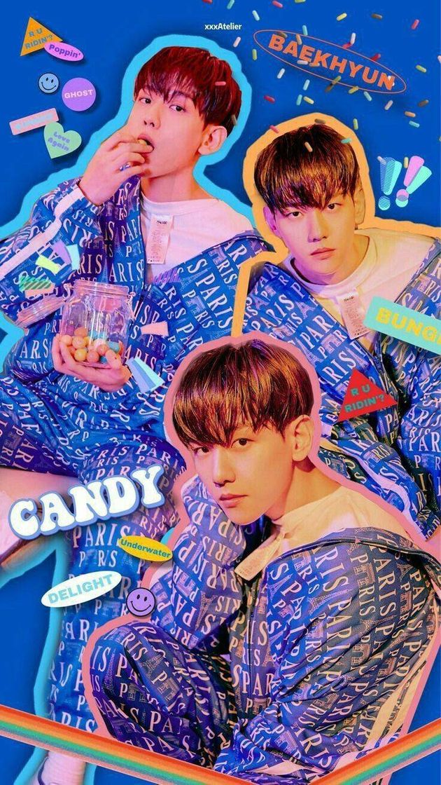 Fashion Baekhyun Candy Wallpaper⭐