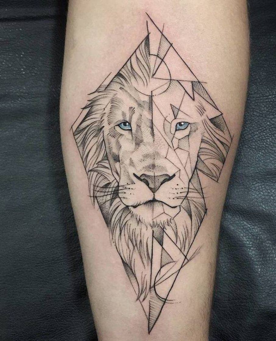 Fashion Tatuagem leão