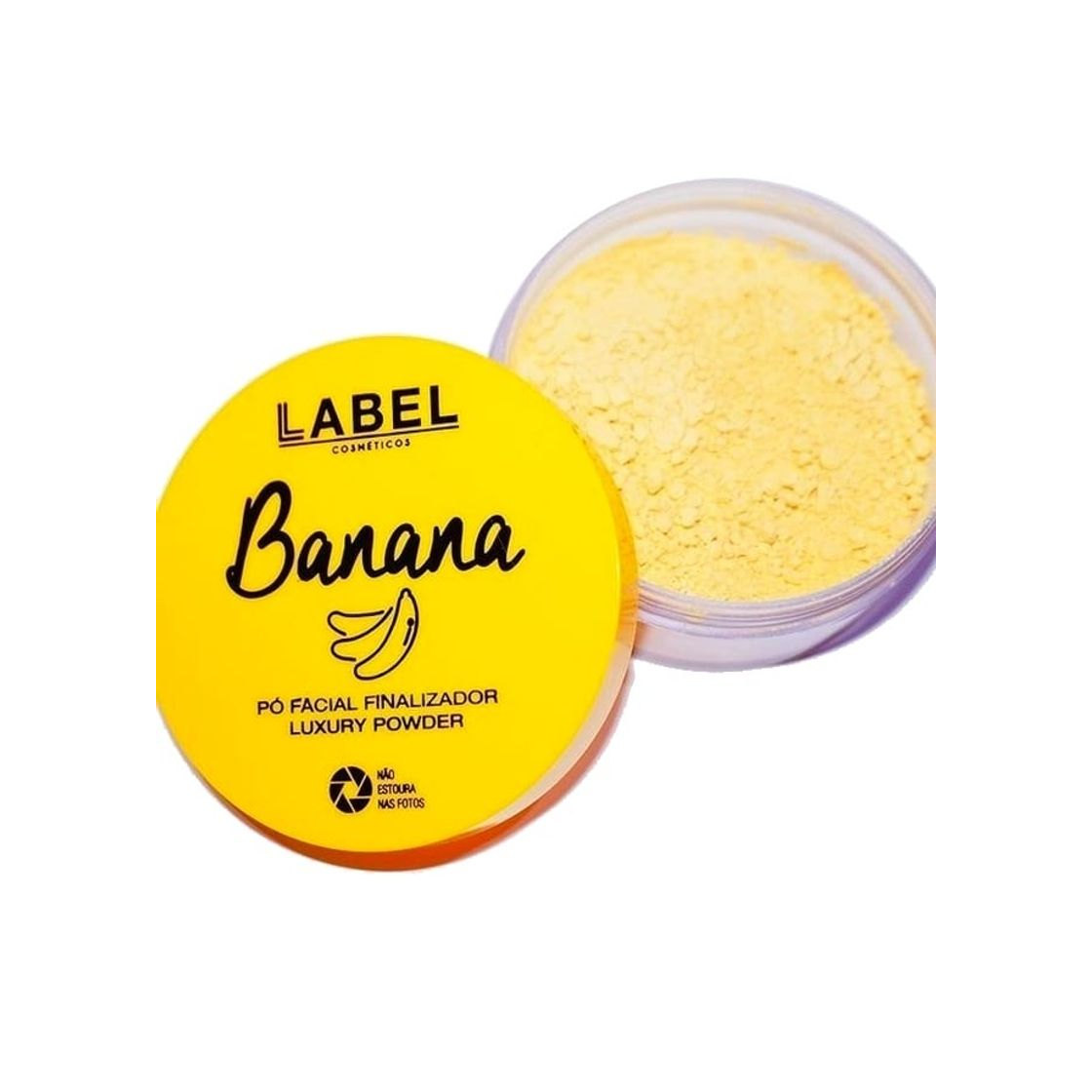 Product pó banana Label