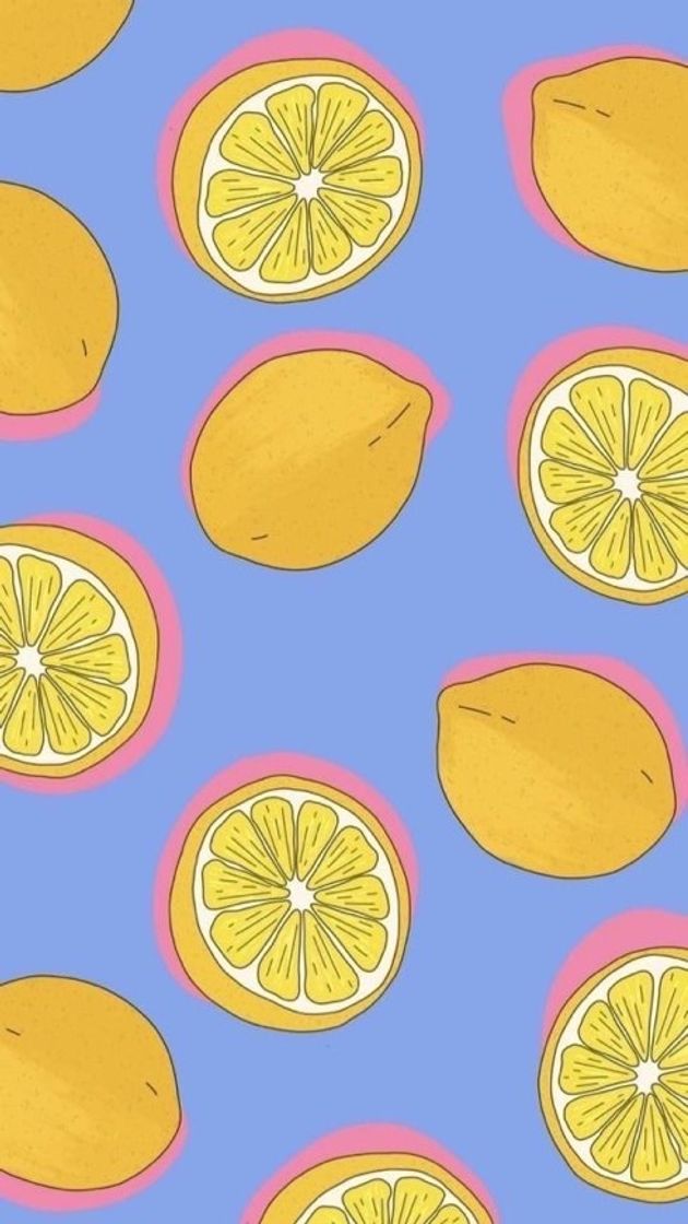 Fashion wallpaper lemon