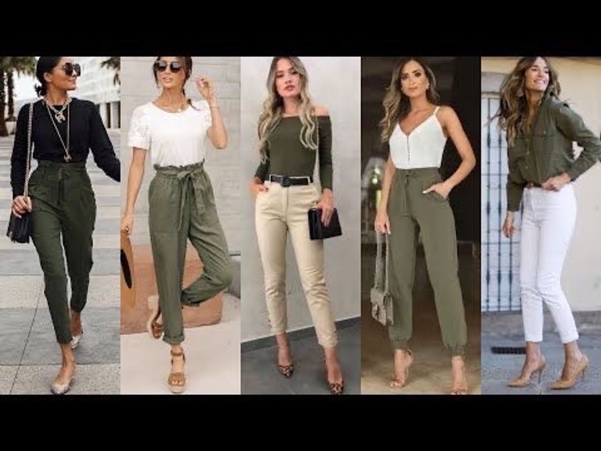 Fashion looks com verde militar