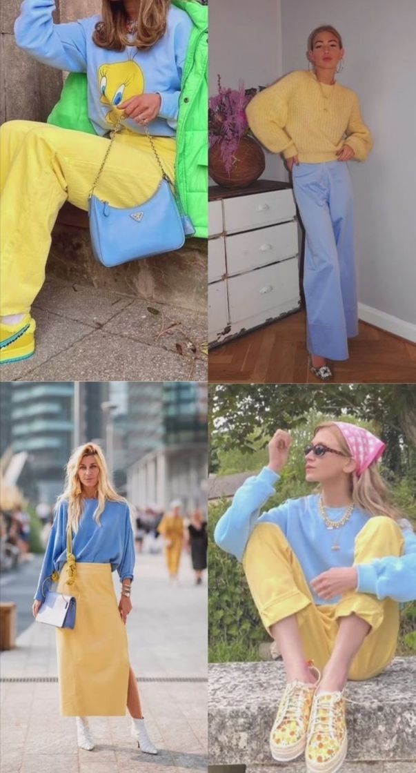 Fashion Look cute 💛&💙