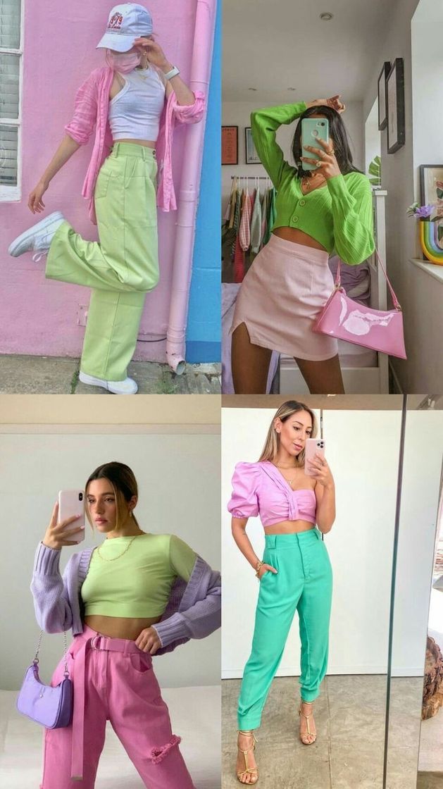 Fashion Look 💟&💚+💗&💚🍭🍡