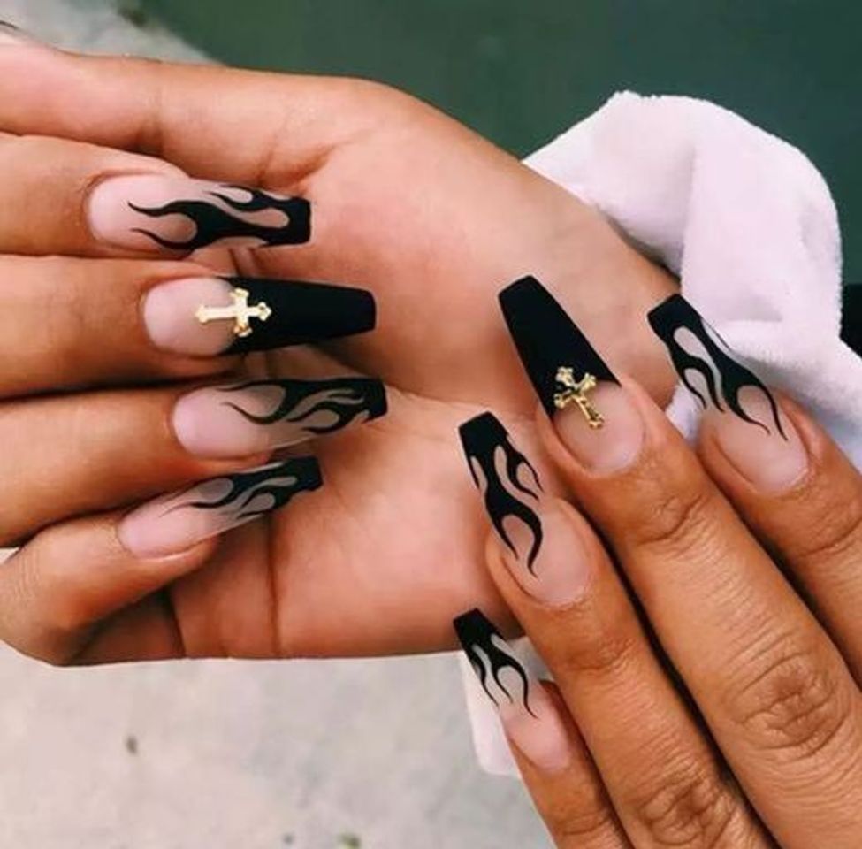 Social Unhas postiças com desenho 