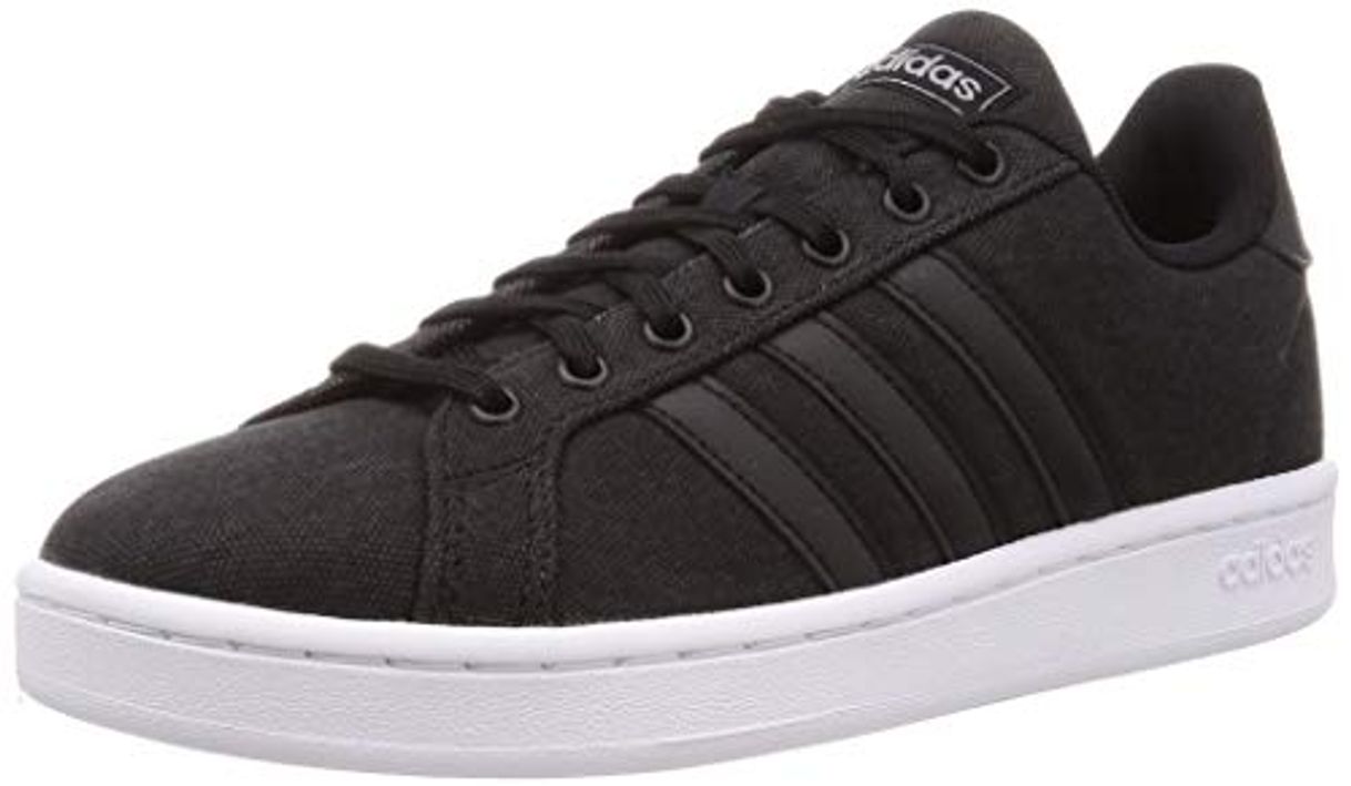 adidas Grand Court, Zapatos de Tenis Hombre, Core Black Core Black Grey,