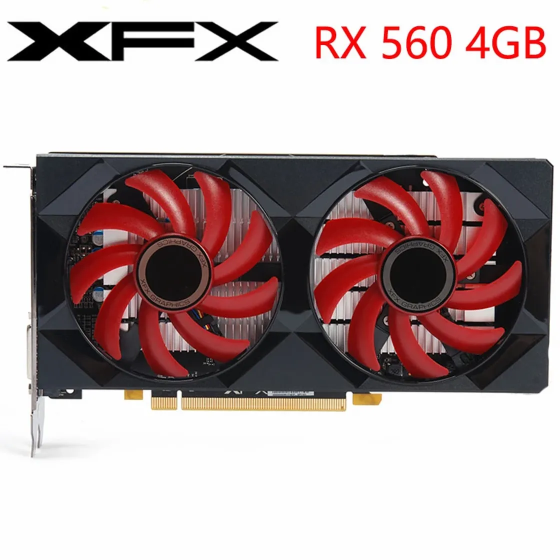 Fashion XFX Video Card RX 560 4GB 128Bit GDDR5 RX 560D Graphics ...