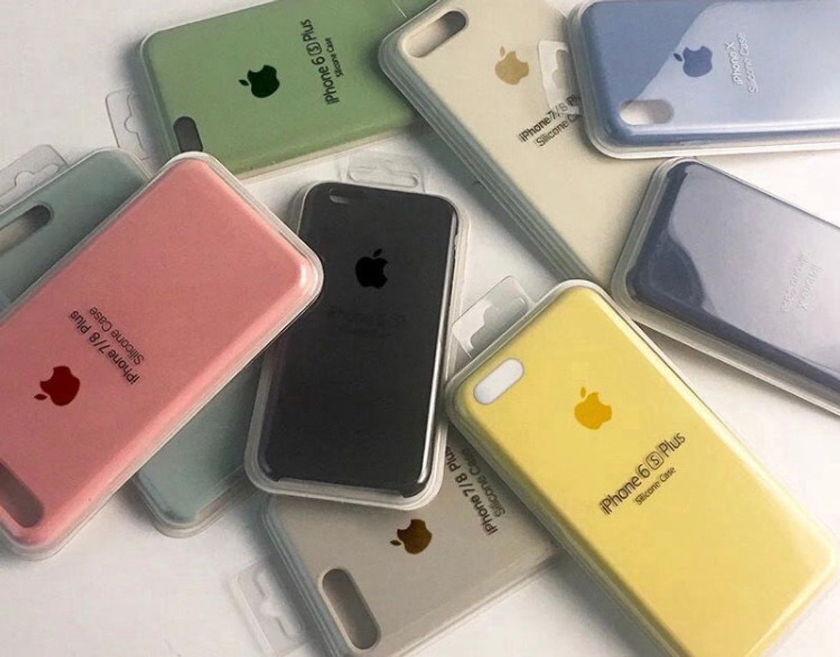 Moda Capa de silicone para IPhone 📲 