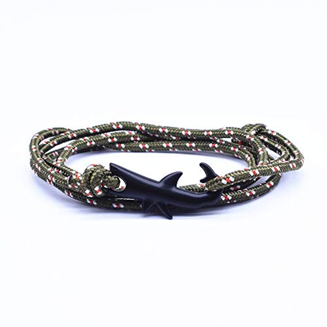 Social WDAIJY Pulsera Mujer，Tiburón Oceánico Pulsera De Cuerda para Mujeres&Hombres Shark Brazalete Pulsera De Anclaje Pulseira Masculina