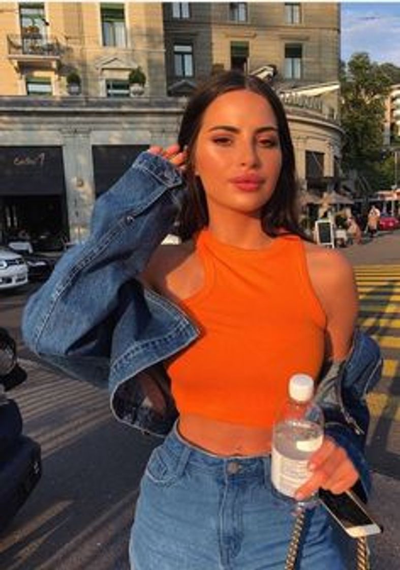 Moda Looks usando laranja 🧡