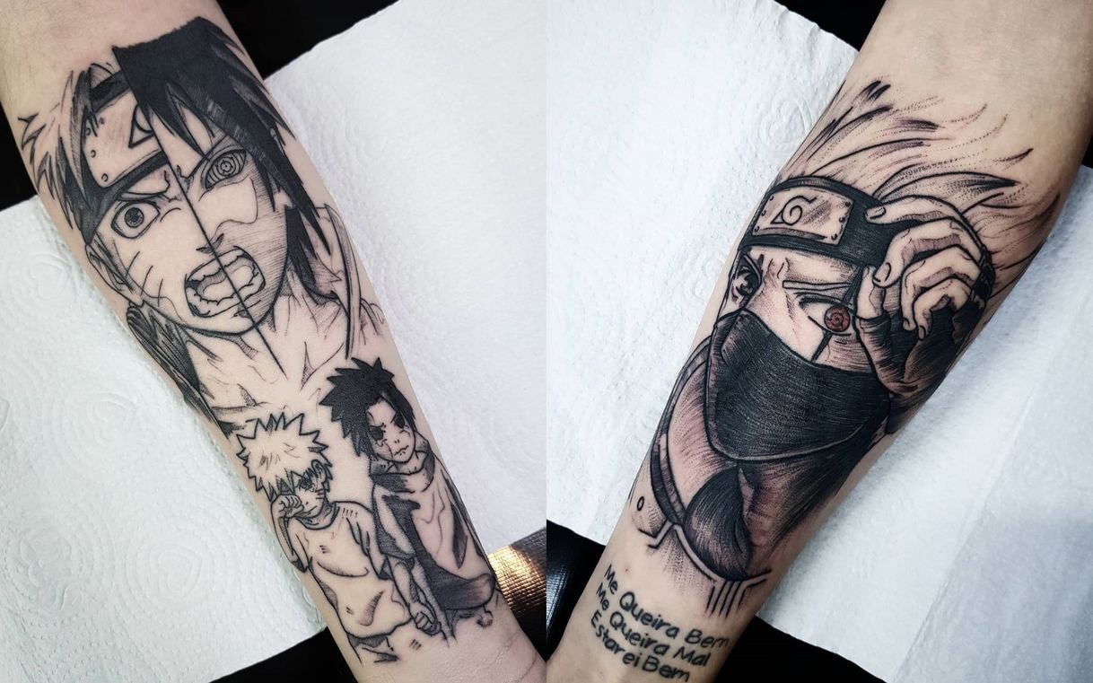 Moda Tatuagens de naruto