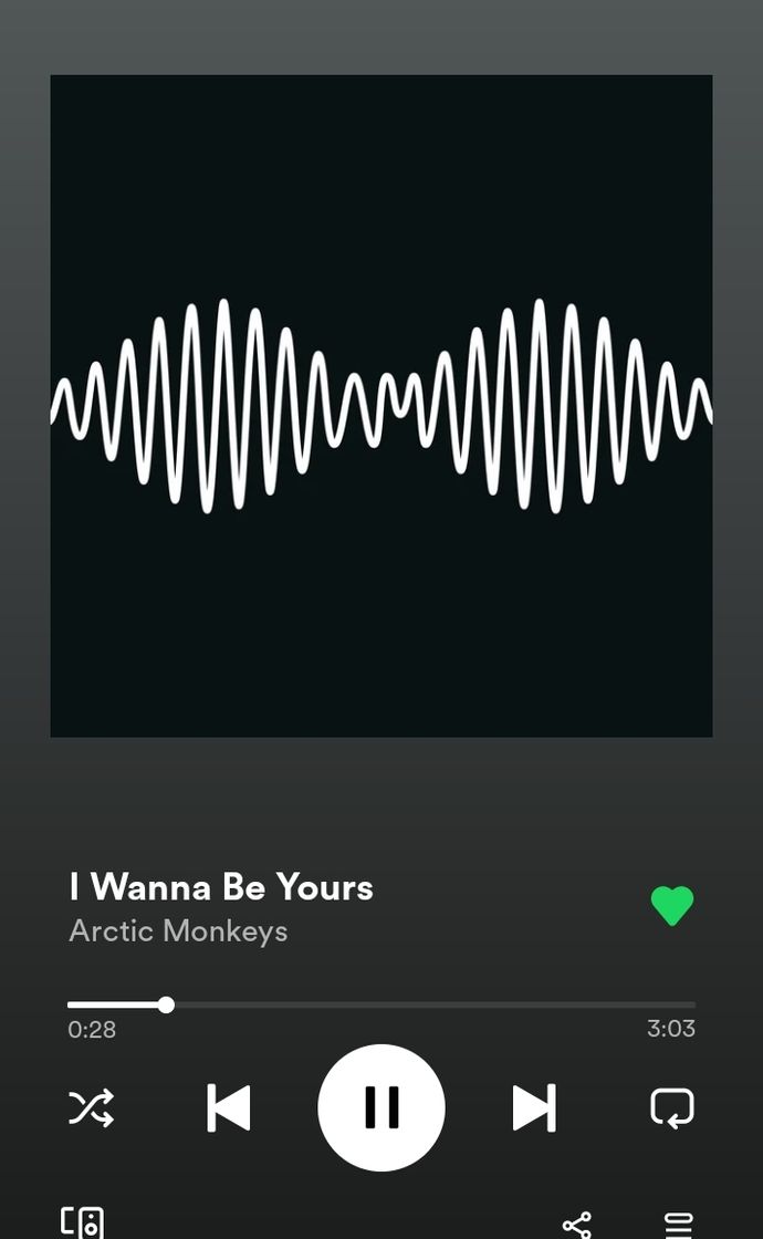 Music I wanna be yours - Arctic Monkeys