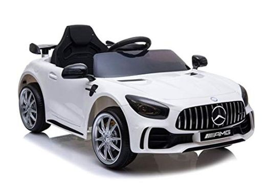 BC BABY COCHES Coche eléctrico para niños Mercedes GT-R con Ruedas Caucho,