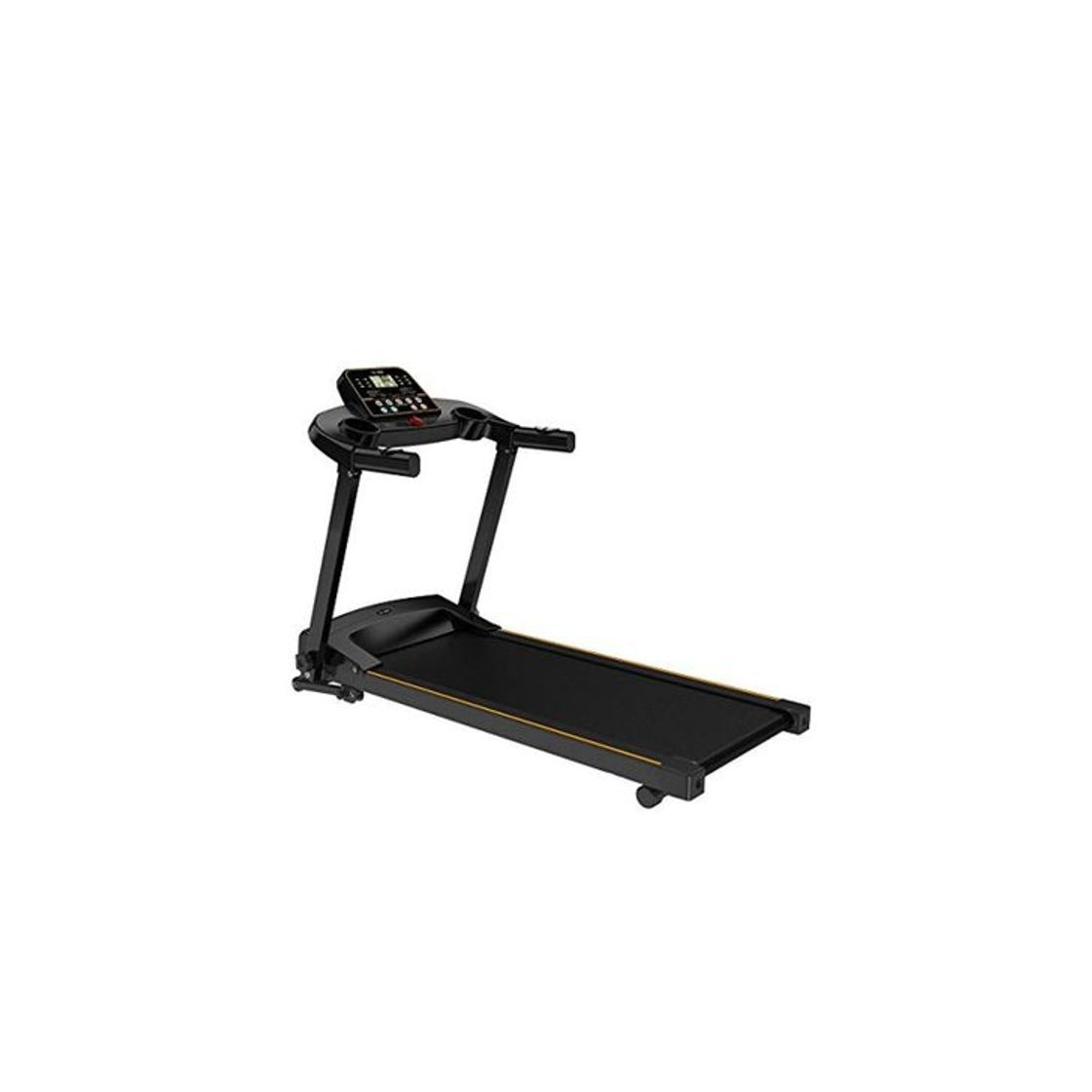 Product Cinta de correr plegable Inteligente digital plegable eléctrica de la máquina de ejercicio Extended Seguridad Barandilla Slip 5 capas de seguridad pista portátil de casa rodante Fitness Equipment Ejer