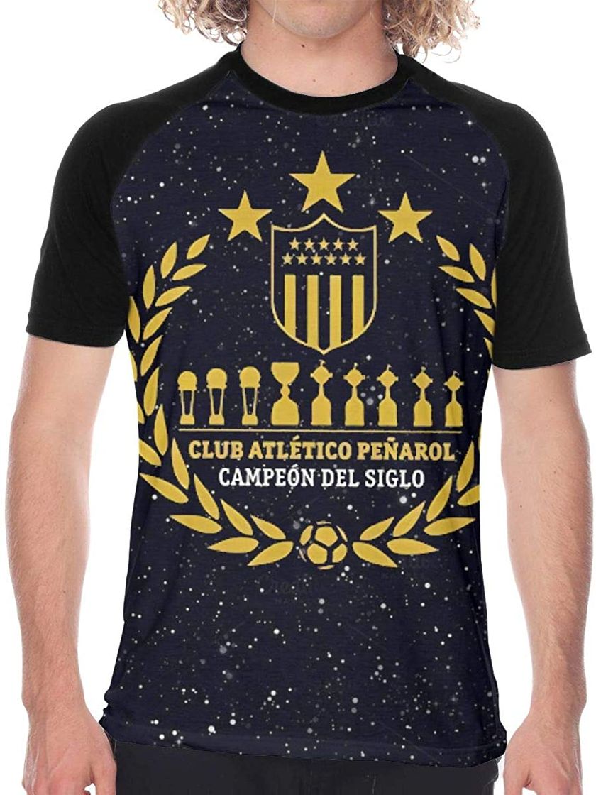 Fashion Club Atlético Peñarol Uruguay Futbol 1 Mans Short Sleeve Baseball T-Shirt Classic