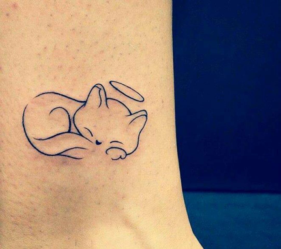 Fashion Tattoo cat