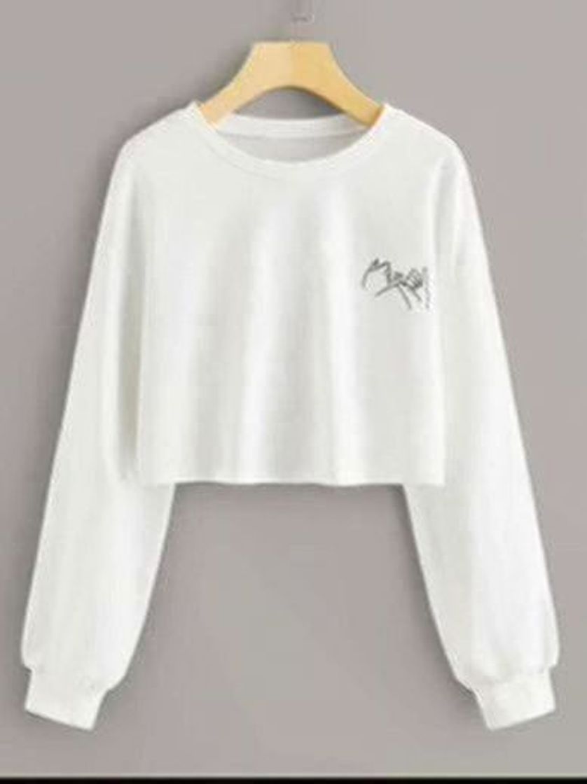 Social Sudaderas Sin Capucha Corta Tumblr Deporte Primavera Invierno para Mujer