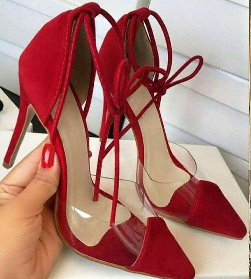 Moda Vermelho incrível e chique 