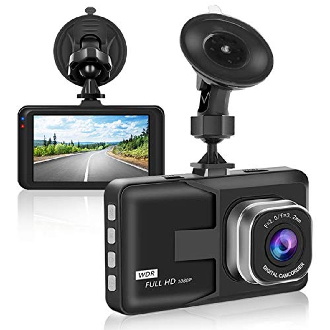 Productos 【Nueva versión 2020】 Aigoss Dash CAM 1080P FHD Cámara para Automóvil con