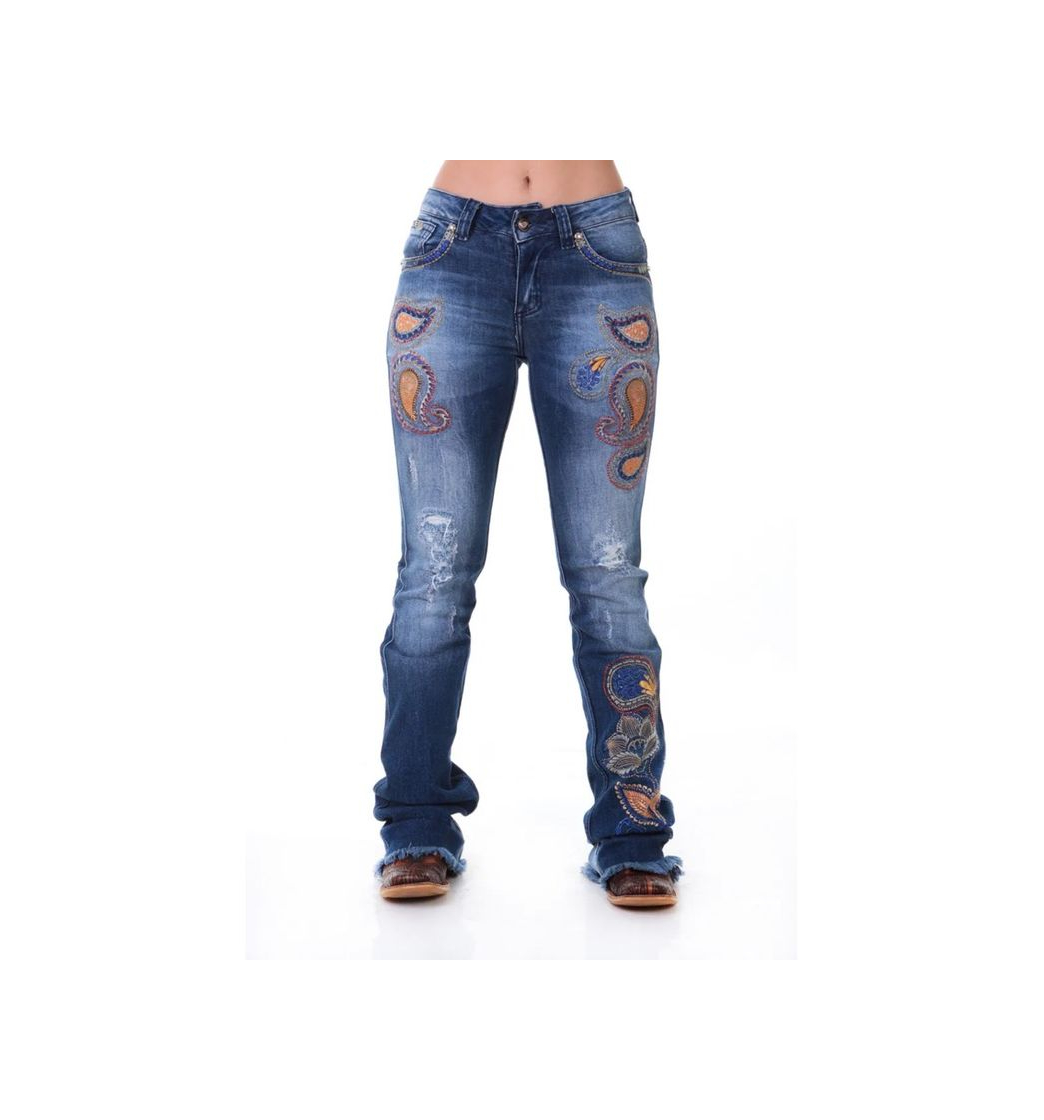 Moda Calça Jeans Flare Zenz Feminina 