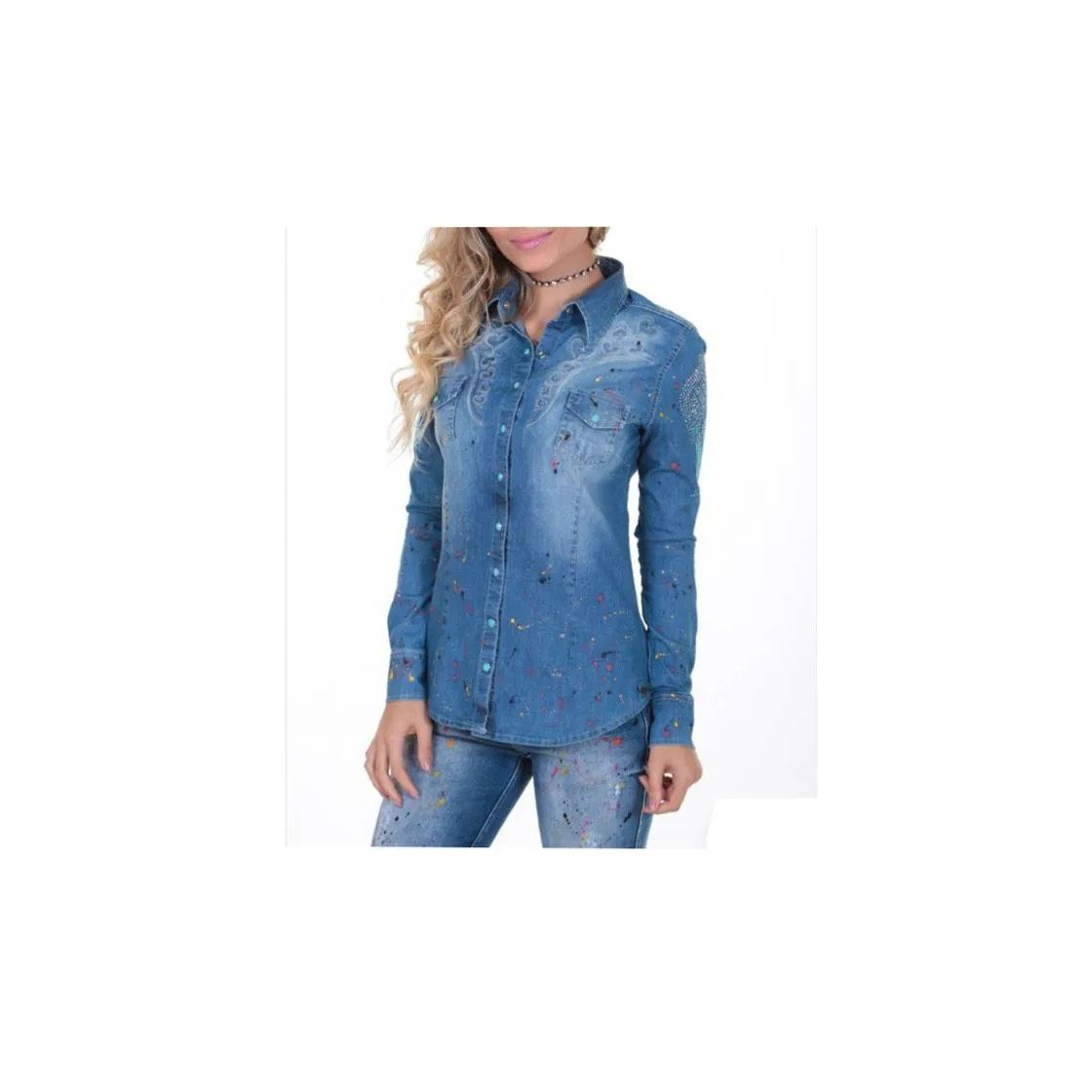 Moda Camisa Feminina Happyness Zenz Western