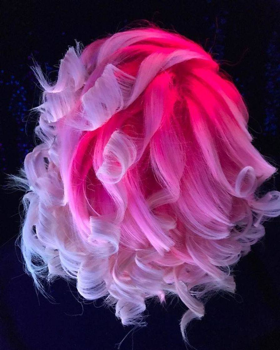 Fashion Cabelo Rosa Neon 💗