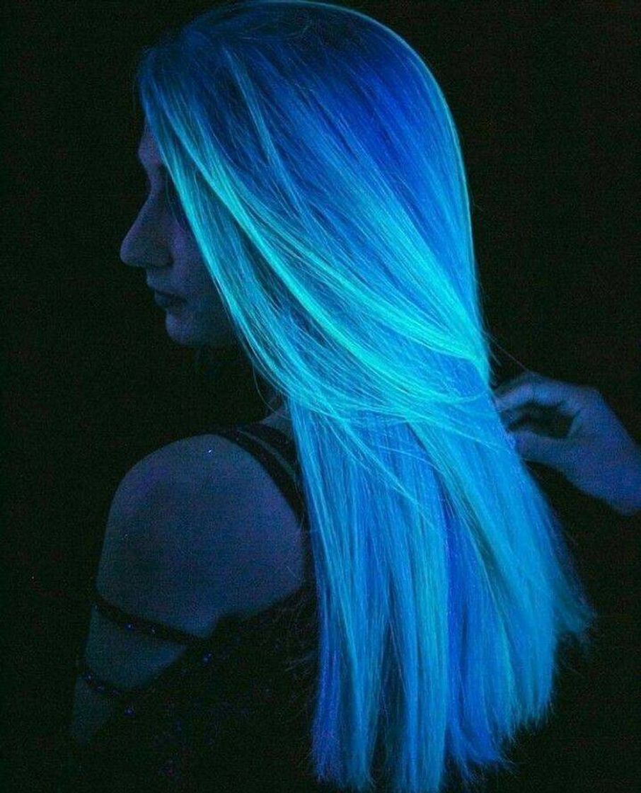 Fashion Cabelo Neon Blue 💙