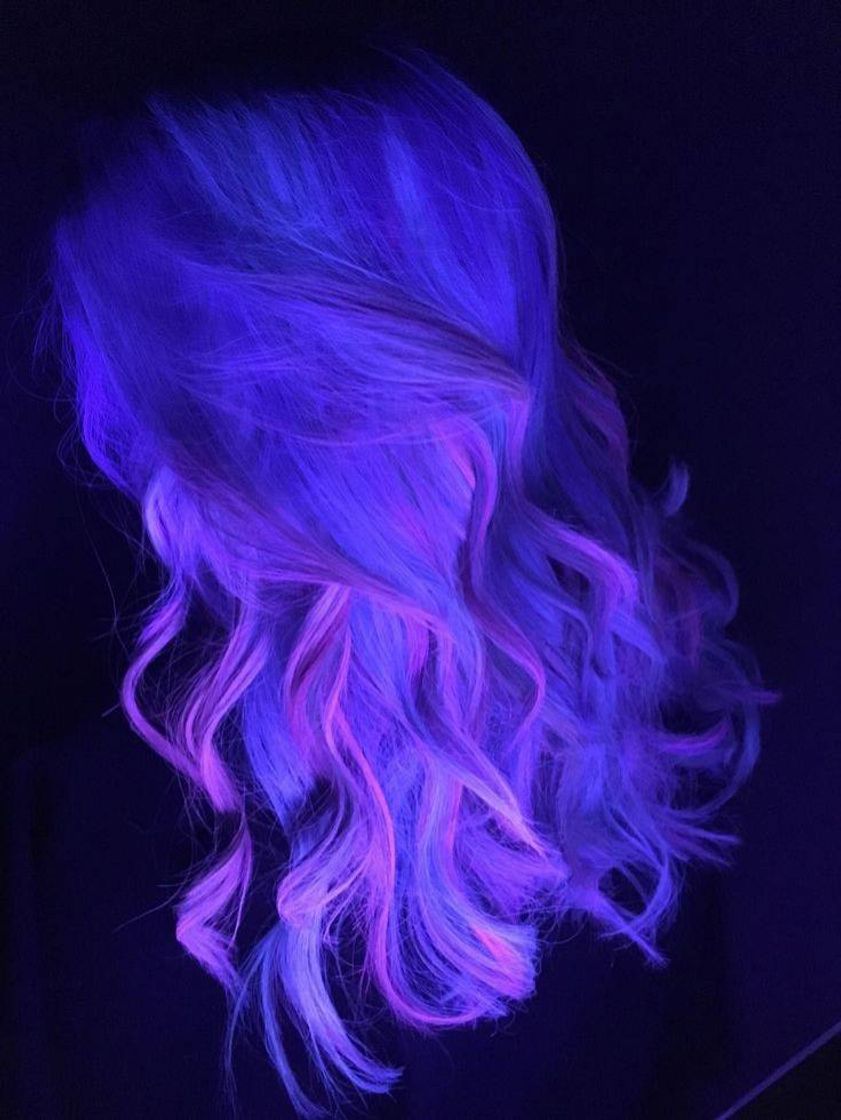 Fashion Cabelo Neon Roxo 💜