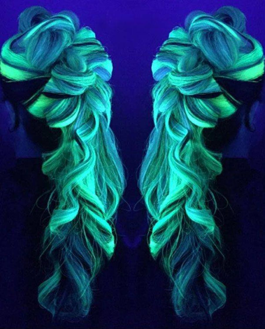 Fashion Cabelo Neon Turquesa 💎