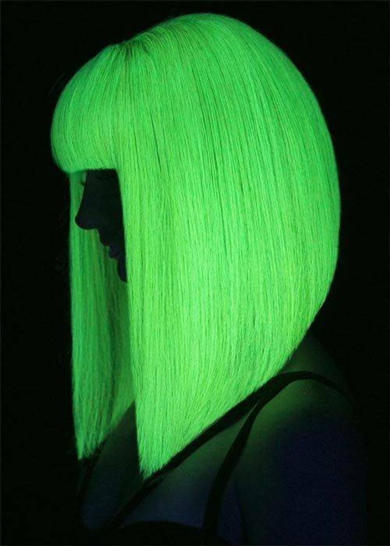 Fashion Cabelo Neon Verde 💚