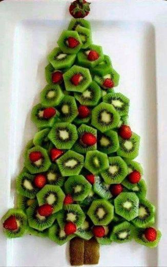 Comida criativa ( Árvore de Natal )
