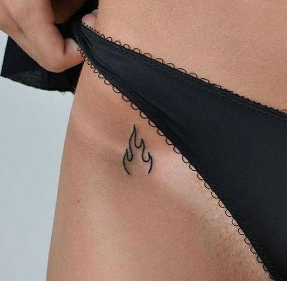 Fashion tattoo Flame