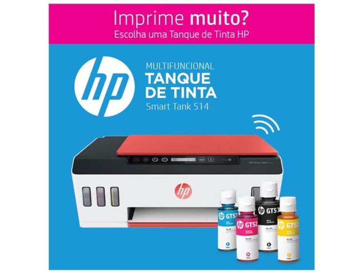 Fashion Impressora Multifuncional HP Smart Tank 