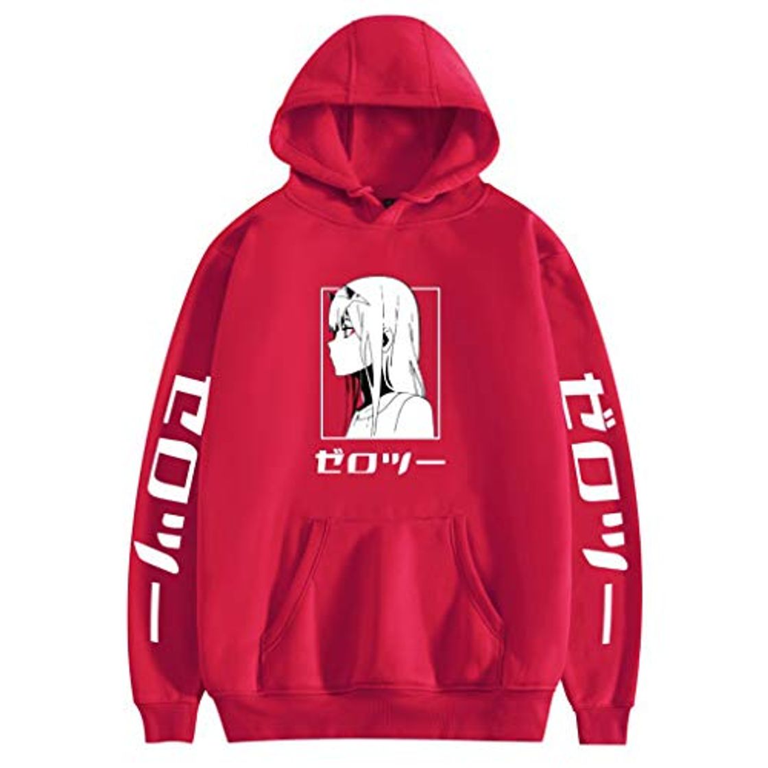 Fashion Darling In The Franxx Sudadera con Capucha, 3D Zero Two Anime Cosplay