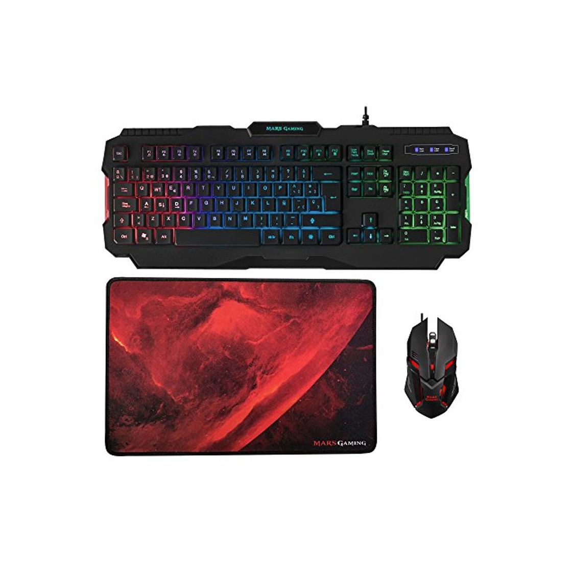 Social Mars Gaming MCP118 - Pack iluminación RGB de teclado