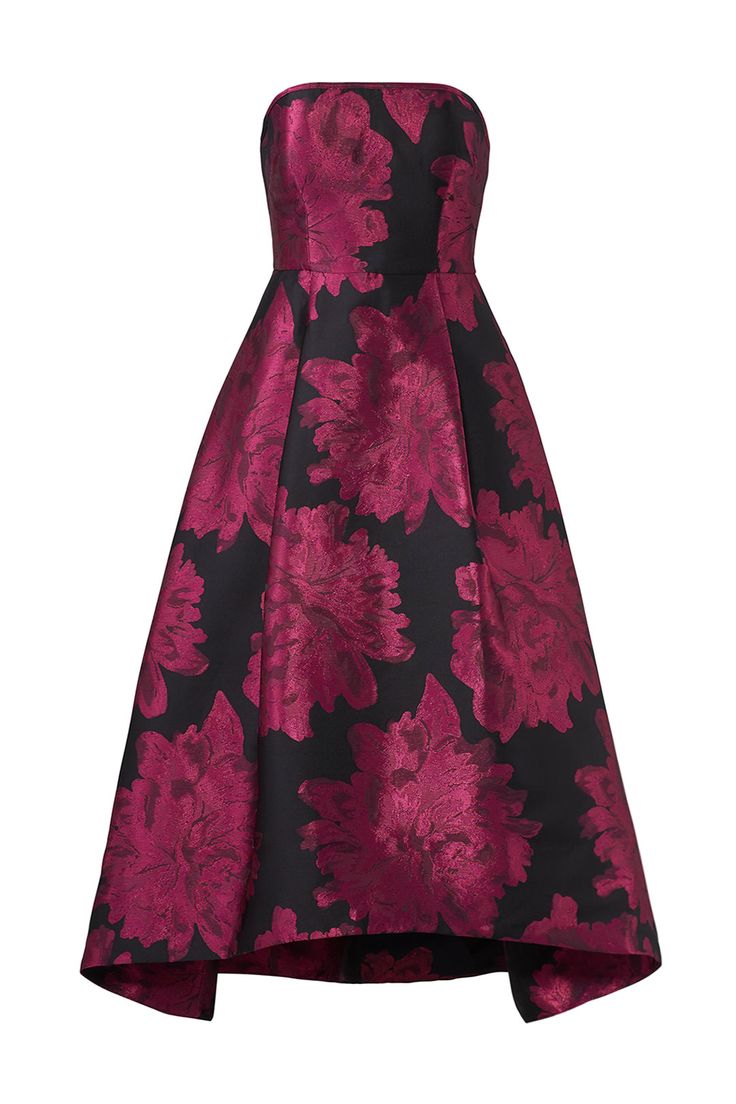 Social Marc Valvo Slayer & Willow Jacquard Bold Dress 