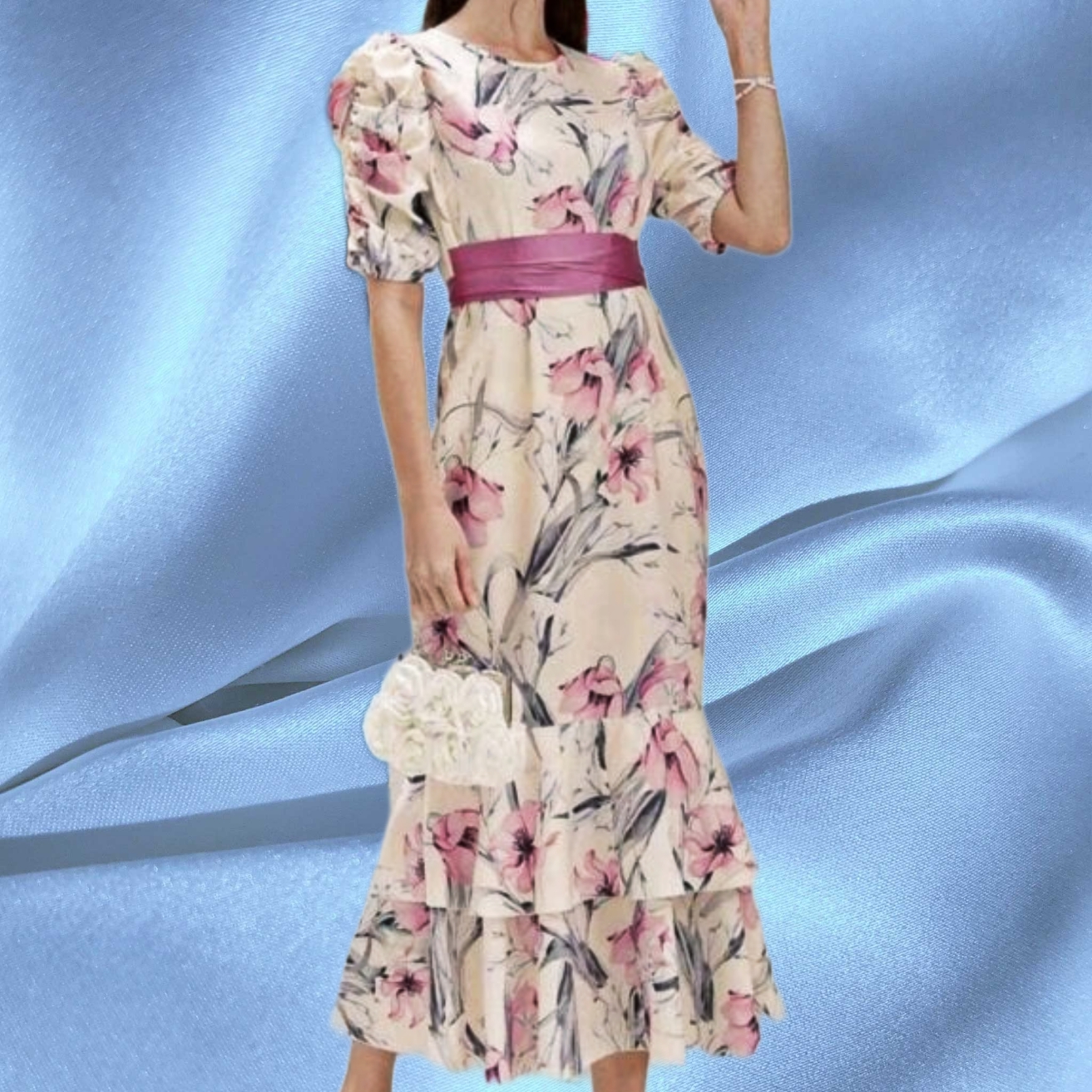 Social Vestido con estampado floral