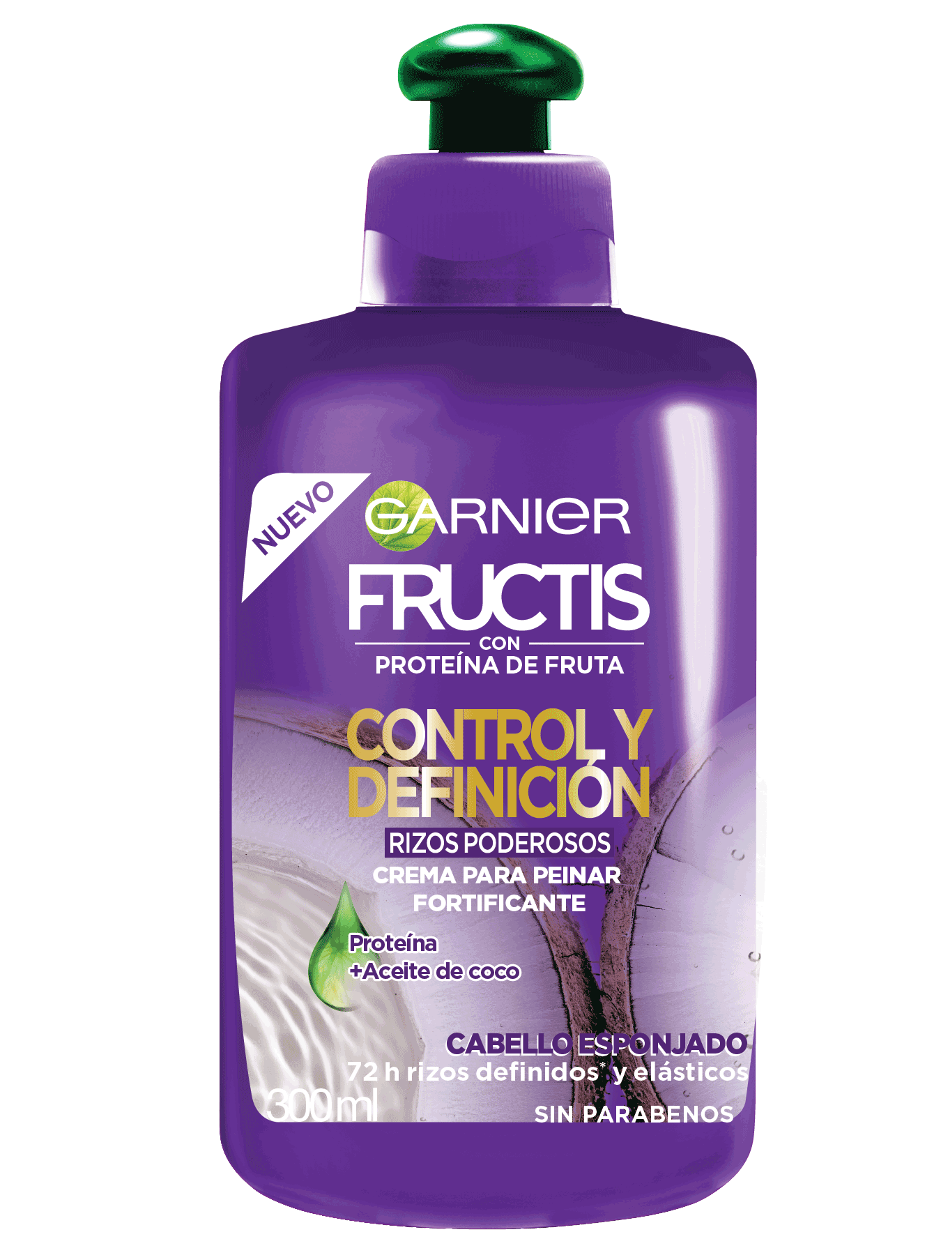 Social Crema para Peinar Rizos Poderosos de Garnier Fructis