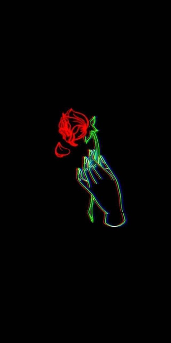 Social Plano de fundo preto com uma rosa 
