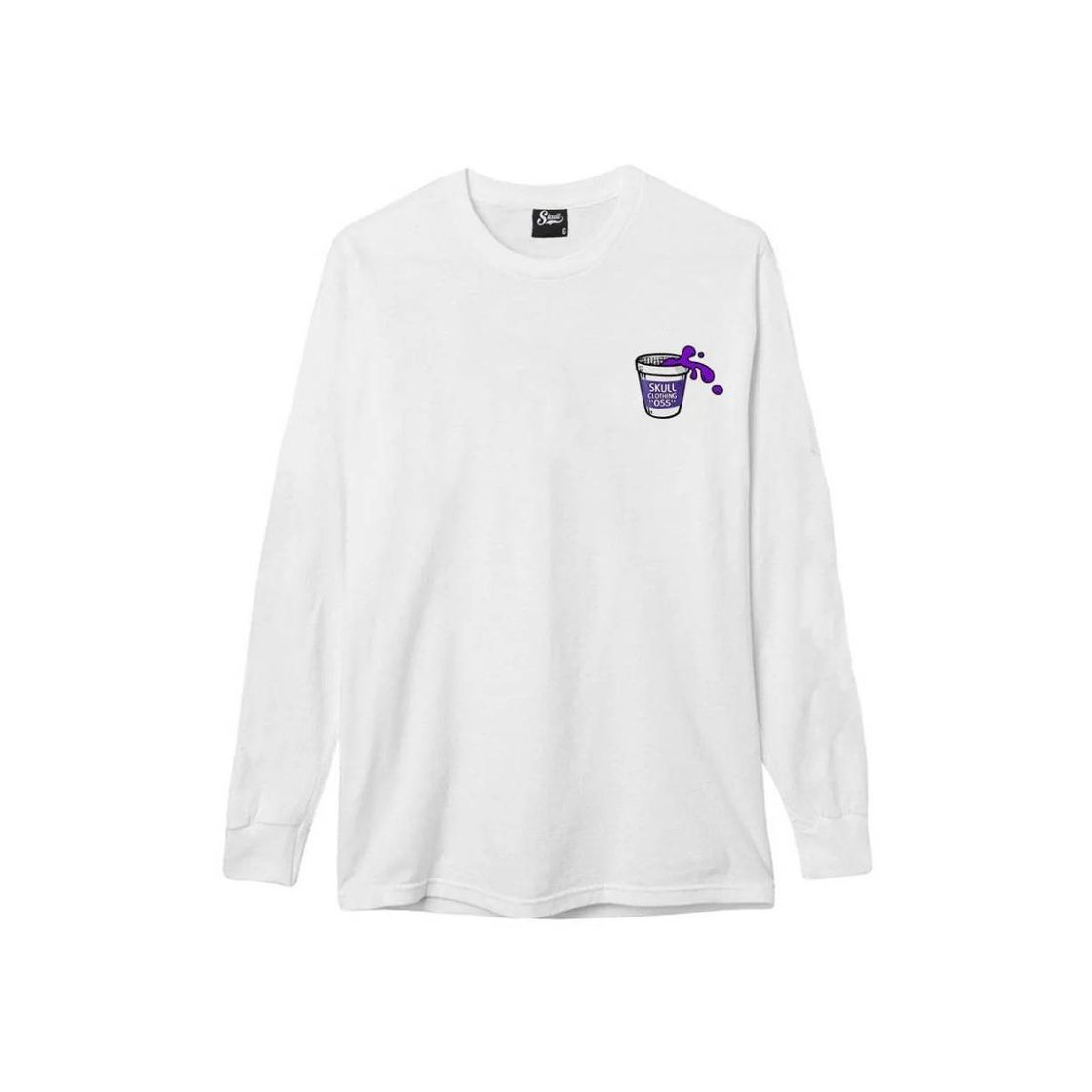 Fashion Camiseta Manga Longa Purpple Juice